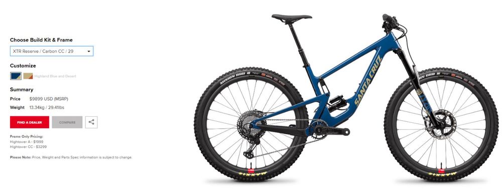 Santa cruz hightower