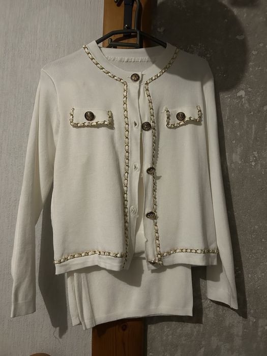 Женский костюм трикотаж тройка S