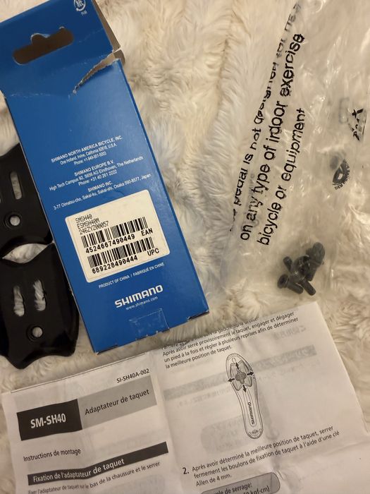 Adaptor pentru montaj placute MTB pe pantofi Shimano