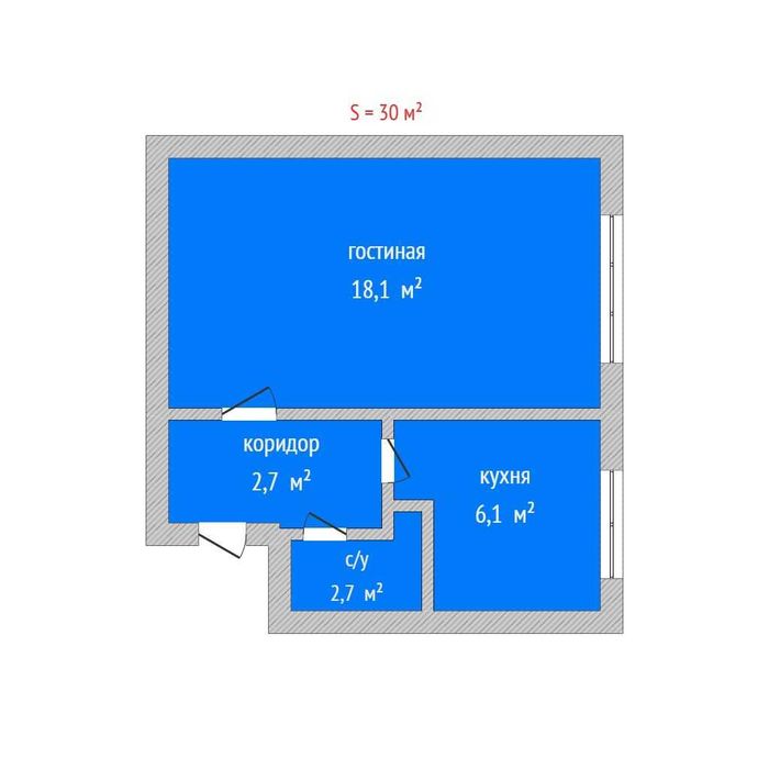 Продажа 1-комнатной квартиры