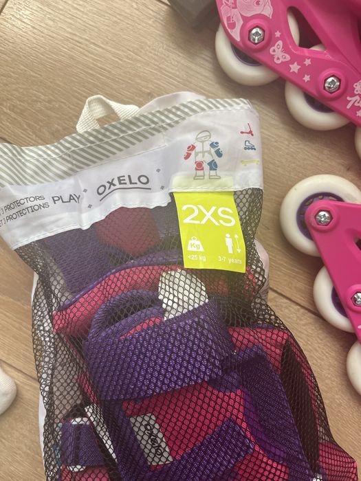 Комплект ролери, каска и протектори, винт