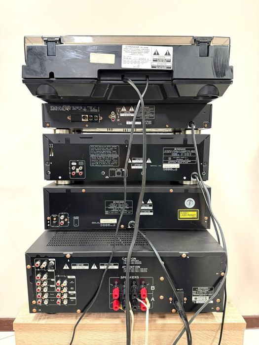 Ретро аудио система сет PIONEER с колони