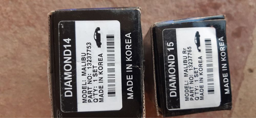 Колодка для малибу 1 задний и передний Новый!