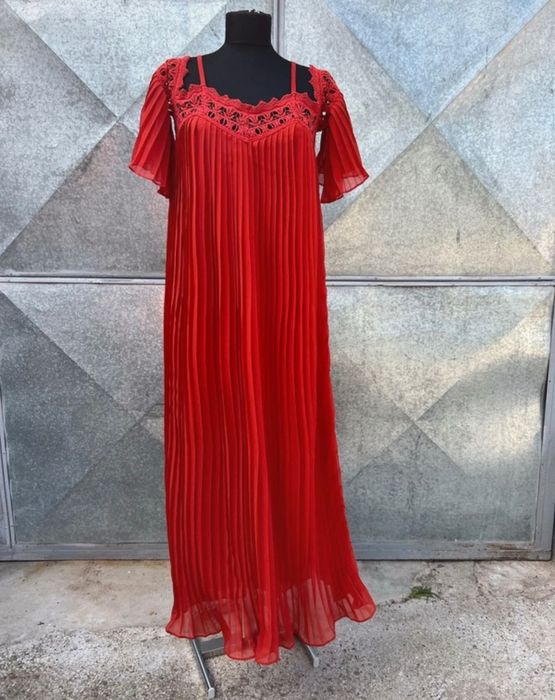 Rochie maxi plisata H&M