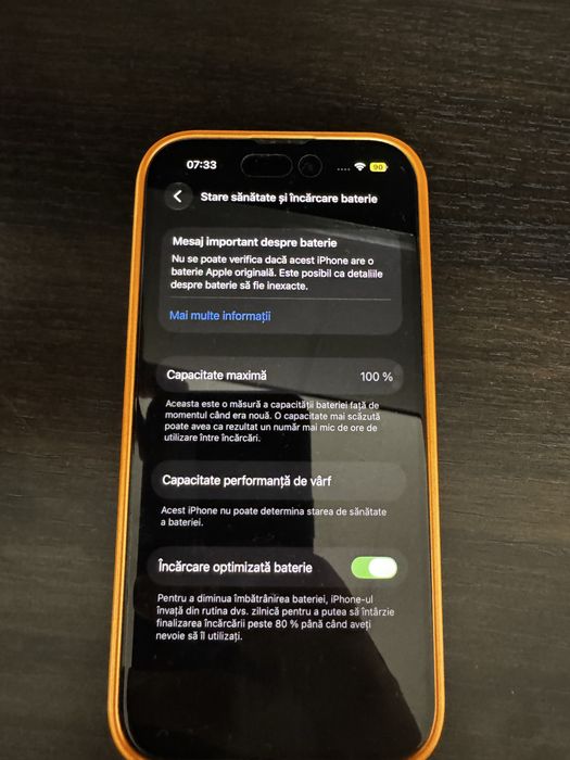 Iphone 14 Pro 100% baterie