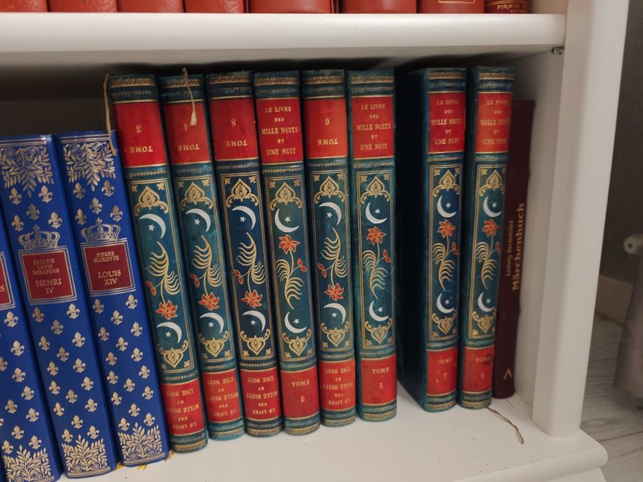 Set complet, o mie și una de nopți, 8 volume, Mardrus, 1904, LUX