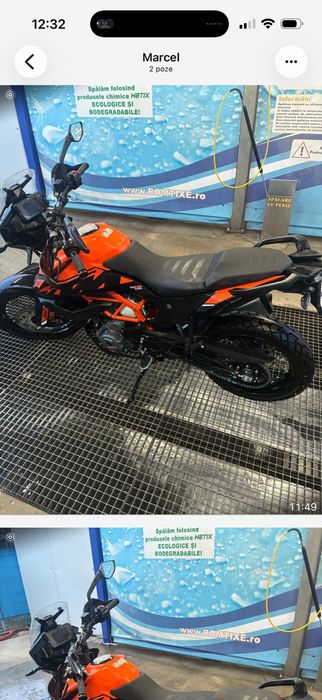 Vând motor Ktm 390 adventure 77 km