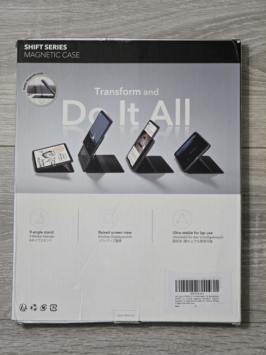 Husă ESR rotativă pentru iPad Pro 13" (2024) – Shift, Negru, Nouă