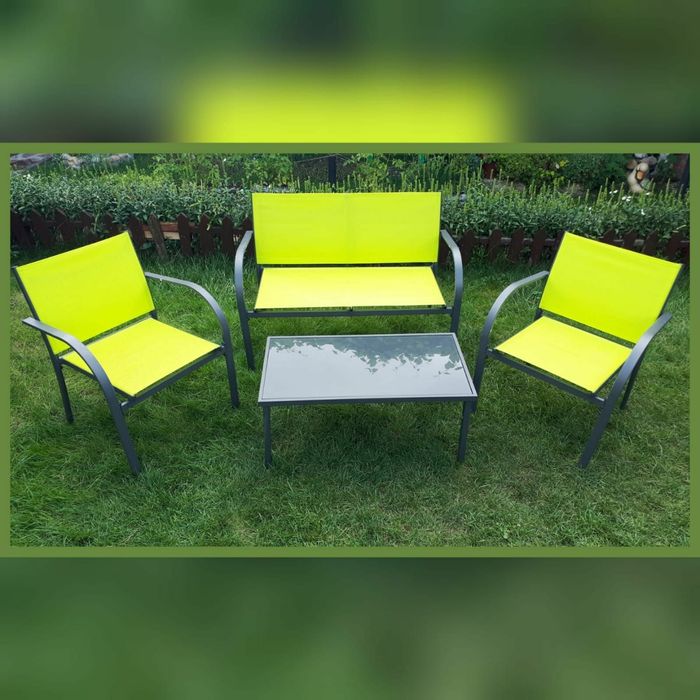 !!! НОВО-ПОСЛЕДЕН БРОЙ-Градински комплект от 4 части +Бонус Чадър!!!