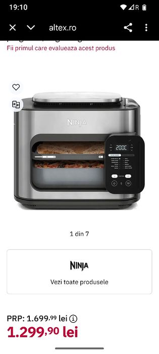 Multicooker/airfryrer - friteuza cu aer cald Ninja