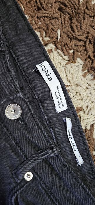 Blugi cropped femei Bershka 34