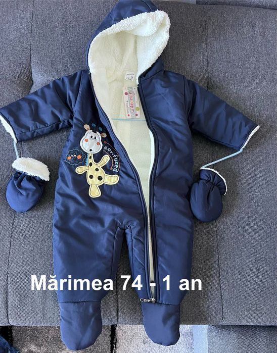 Salopetă iarnă pentru bebeluși