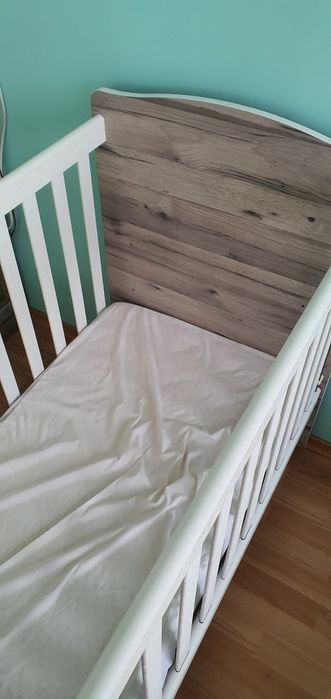 Дървена Кошара с матрак 60/120см