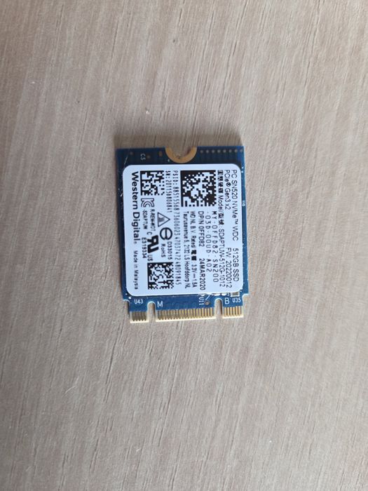 NVME WD 512 GB / ssd