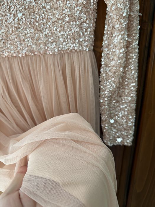 Rochie de ocazie cu paiete roz