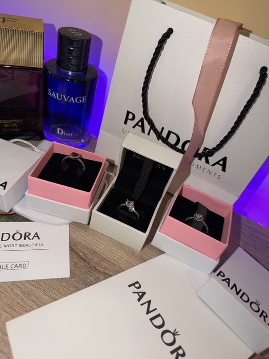 Inele pandora red white