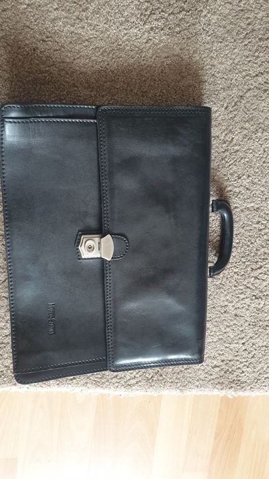 Geanta business piele italy MARCO SANTINI