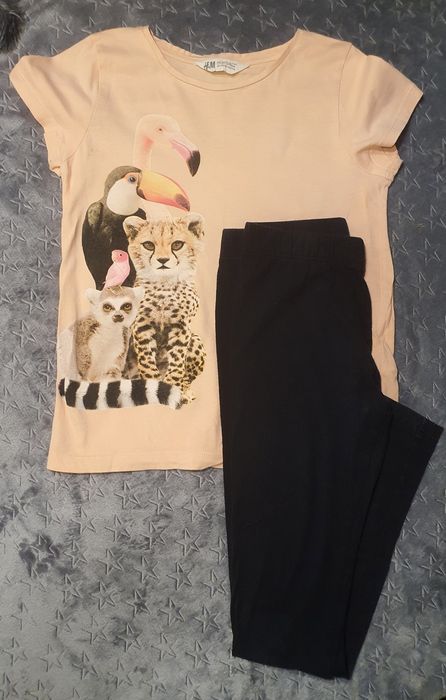 Lot haine vara fete, 8, 9, 10 ani, 134-140, cai , animale, plante