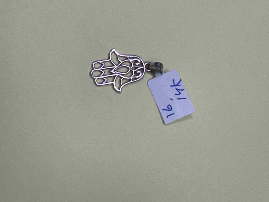 Pandantiv aur alb 14k (M1) StarAmanet