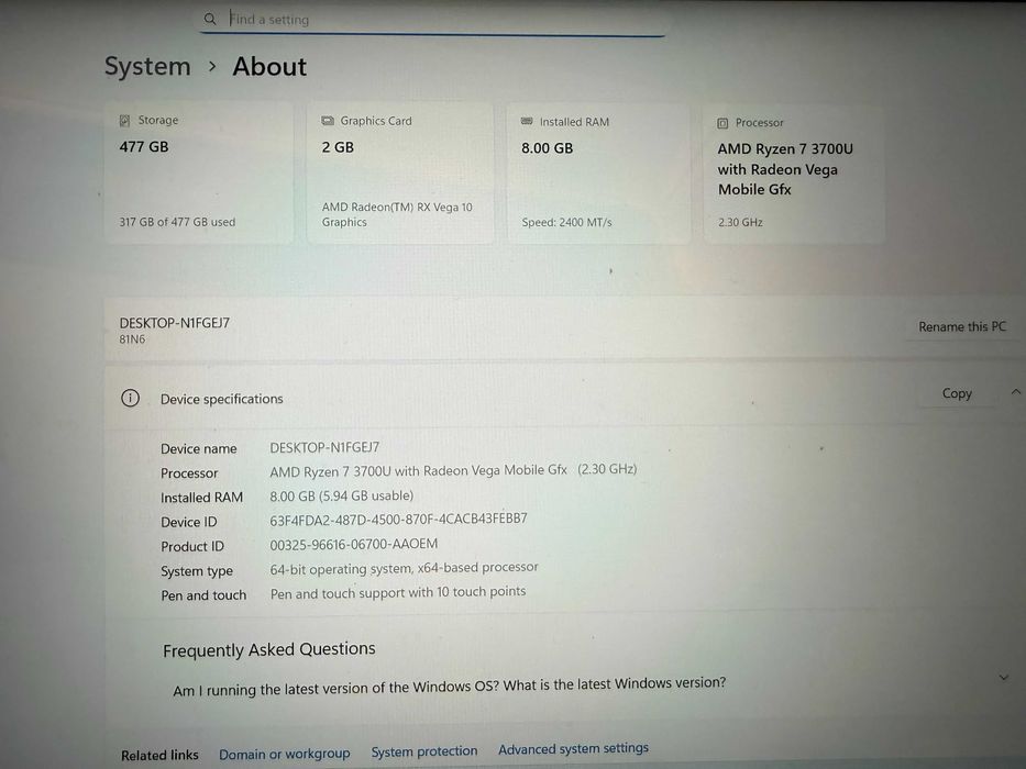 Laptop Lenovo Ideapad C340-14API