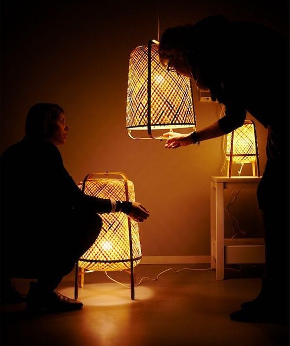 стилна лампа IKEA KNIXHULT