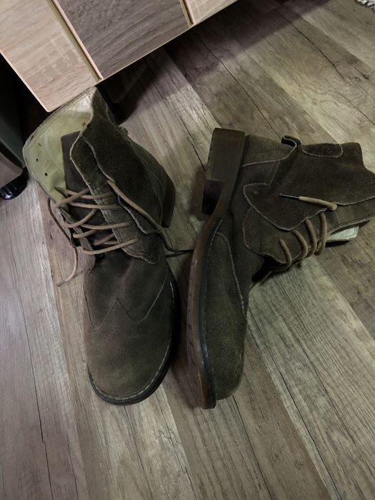 Ghete barbati piele naturala .