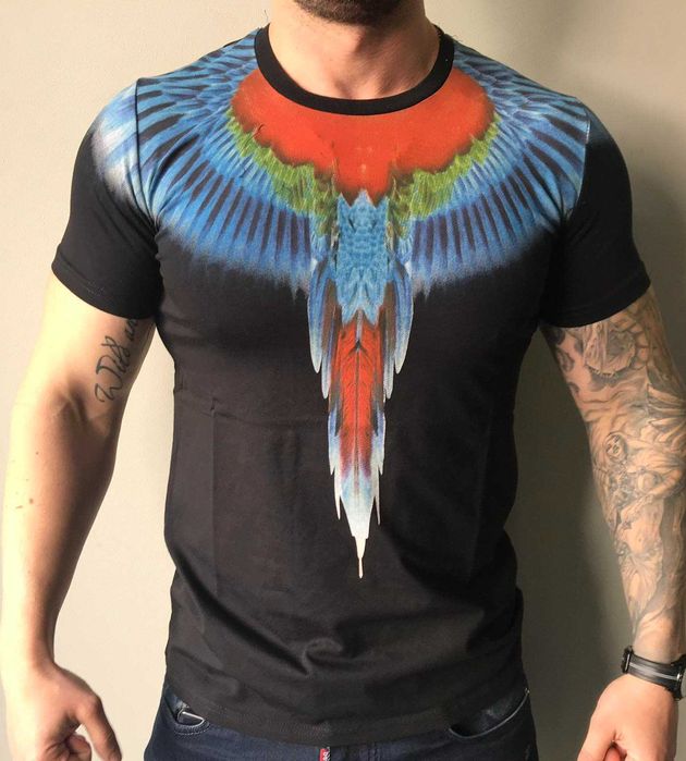 Чисто нови мъжки тениски Marcelo Burlon в черно и в бял цвят