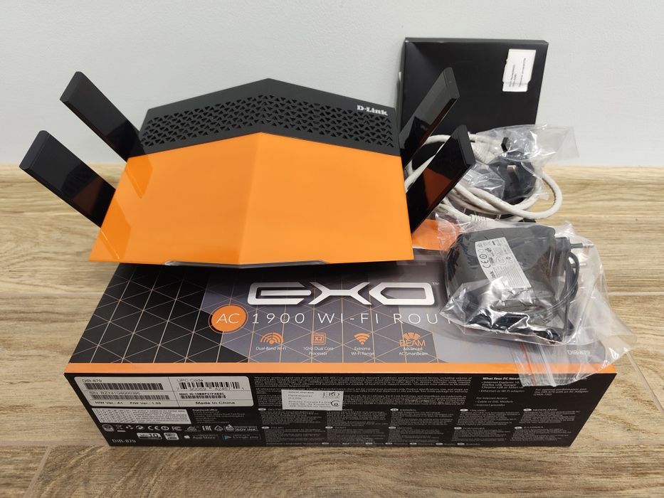 Геймърски Рутер D-Link EXO AC1900 (DIR-879) – Като нов, пълен комплект