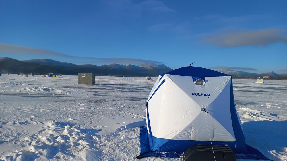 Зимняя очень теплая палатка