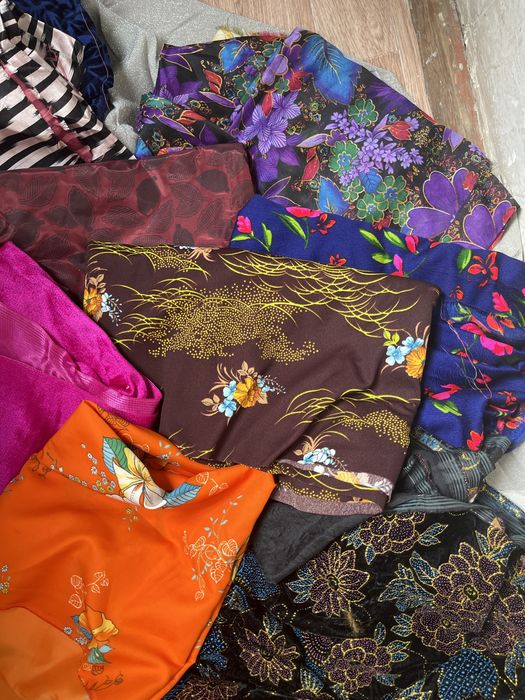 Продам отрезки тканей и покрывала