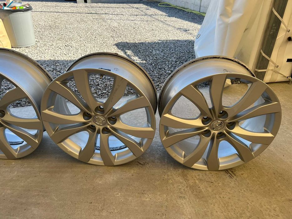 4бр. ОРИГИНАЛНИ джанти 7.5Jx18 ET50 с датчици/TPMS от Мазда/Mazda!