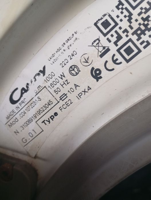 masina de spalat candy pt piese