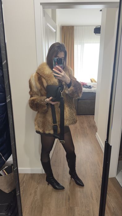 Haina de vulpe naturala