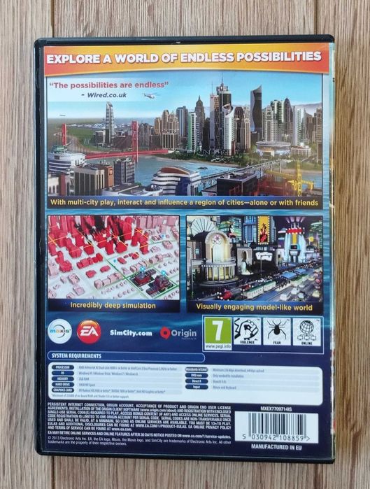 Видеоигра Simcity (PC)