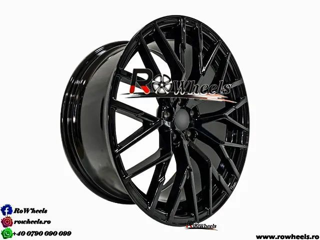 Jante AUDI 21 R21 RS A5 A6 A7 A8 Q3 Q5 Q7 Q8 Gloss black cu anvelope vara