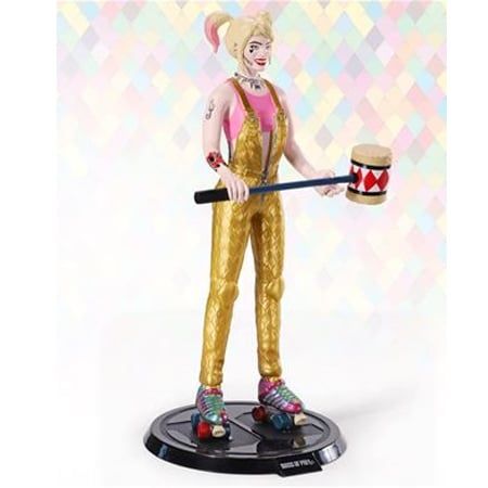 Figurina articulata, Harley Quinn, 18.5 cm, stativ inclus
