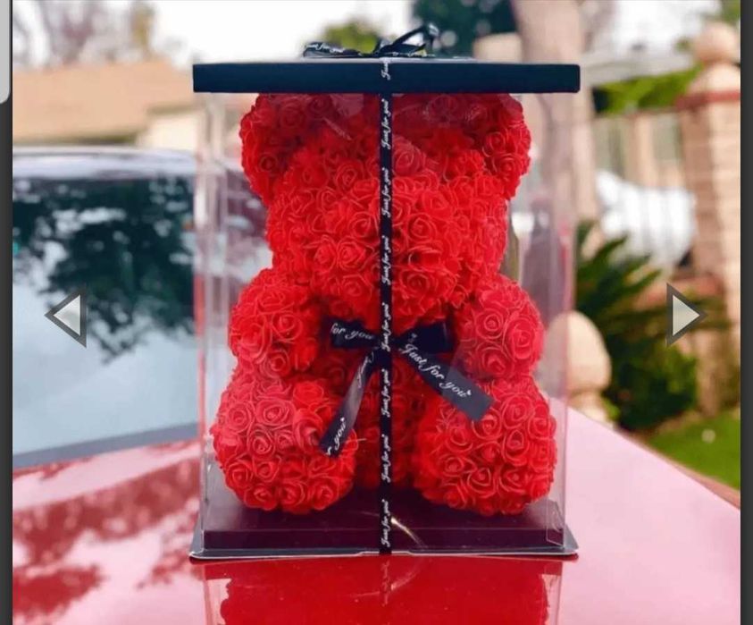 Мече от рози е перфектния подарък!