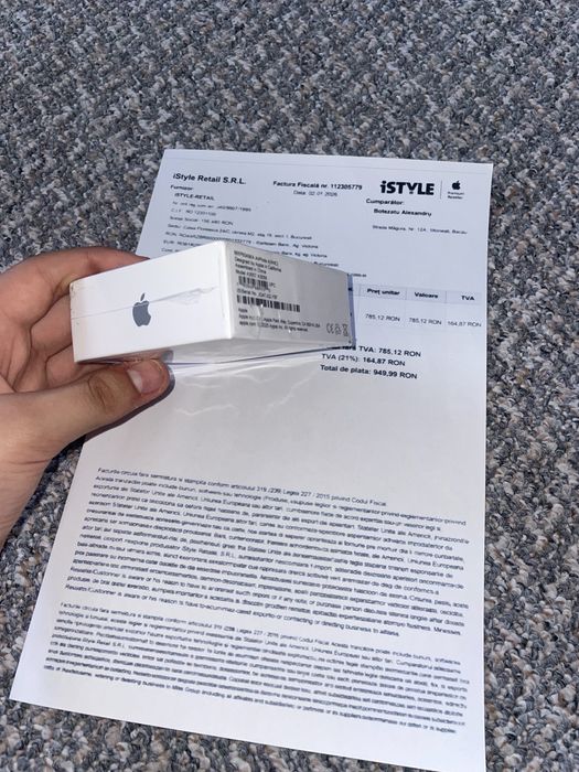 Airpods 4 ANC + factura