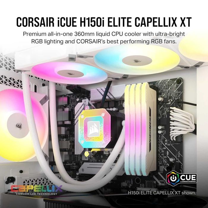 Система водяного охлаждения CORSAIR iCUE H150i ELITECAPELIX XT 360 1.4