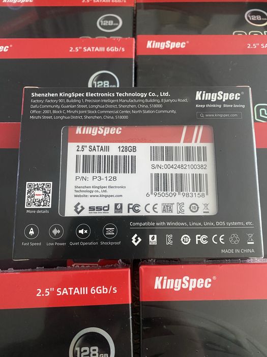 Продам SSD 128GB Новые
