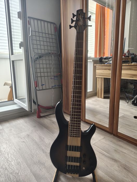 Бас гитара Cort C5 Plus OVMH Antique Brown Burst
