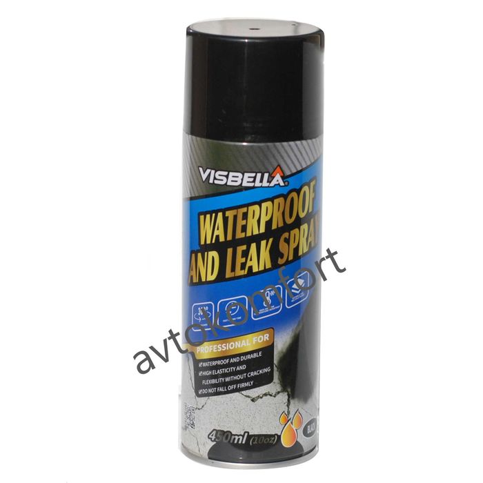 Професионален спрей за спиране на течове Visbella 450ml – Черен