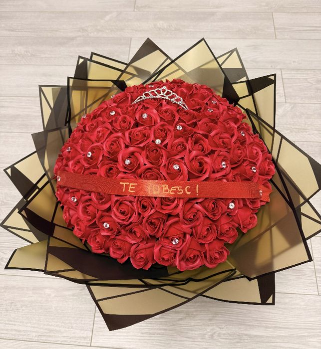 Buchet 101 trandafiri de sapun