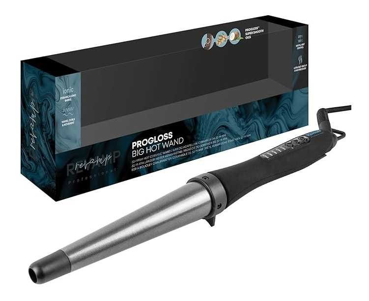Маша за коса Revamp Progloss, 210ºC – 120ºC, Керамична 32-19 мм.