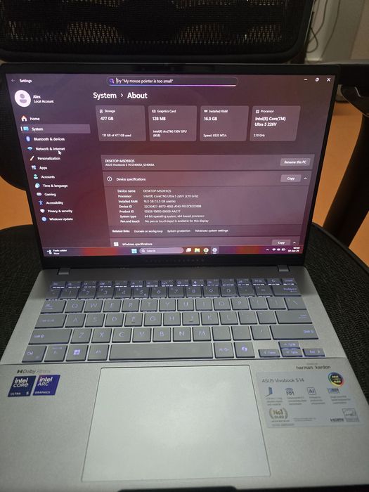 Asus Vivobook S5406SA garantie 2 ani, ecran OLED