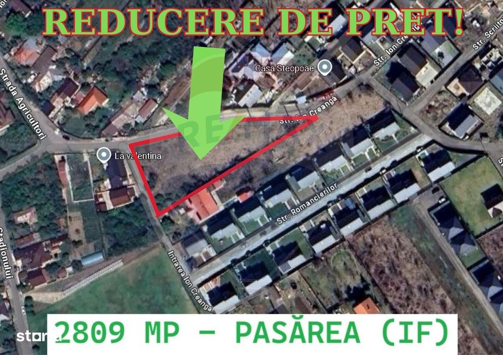 Teren 2.809 mp în Pasărea-Brănești | Dublă deschidere, rezidențial
