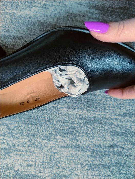 Pantofi de piele naturală
