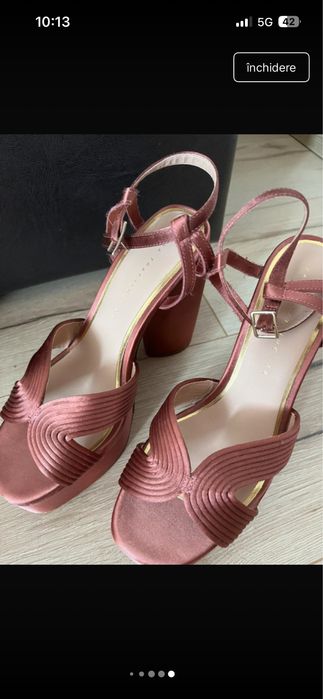 Pantofi zara roz