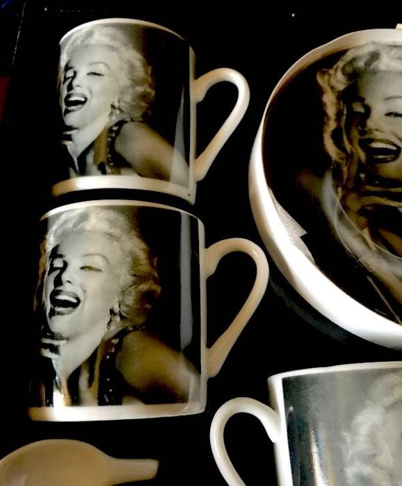 Deosebit serviciu pt.cafea-portret inegalabila-Marilyn Monroe-Olanda