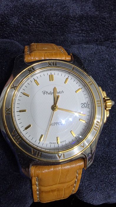 Ceas PHILIP WATCH cu elemente de aur ,nou nepurtat